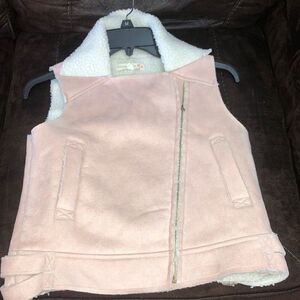 Rachael & Chloe Kids Blush Vest with Rose Gold
